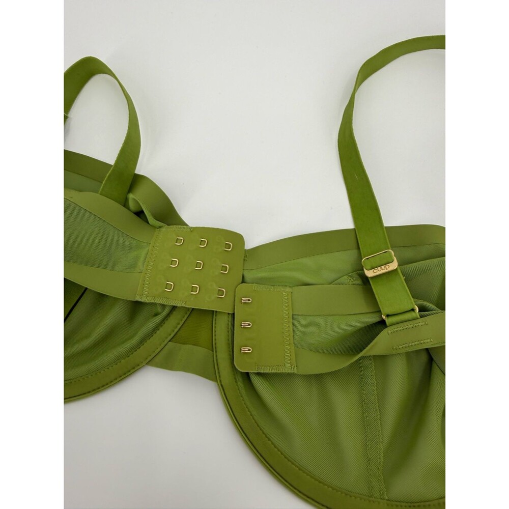 Cuup The Balconette Underwire Bra | Green | 36F - Picture 6 of 7